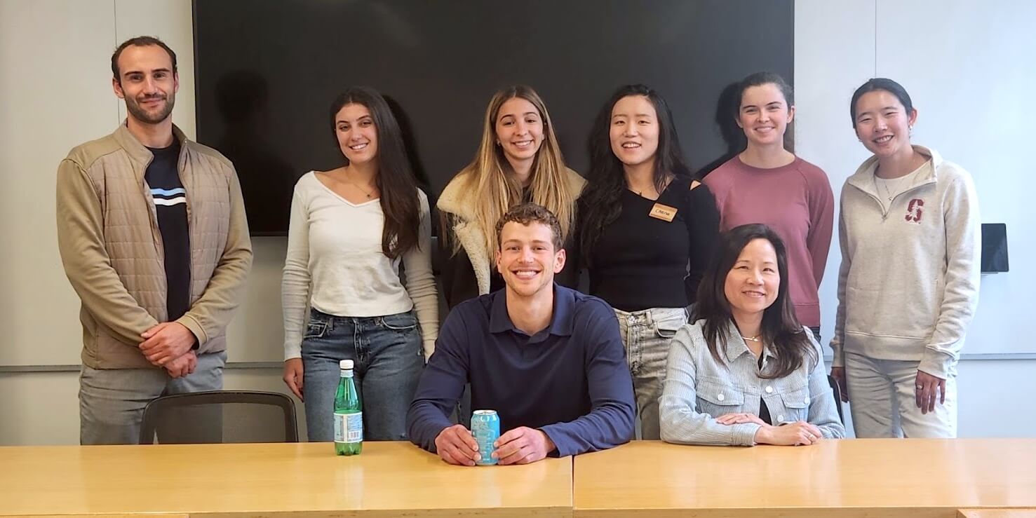 a group photo of presenters and some participants at a recent career event